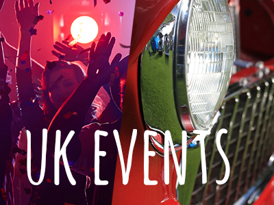 Upcoming UK events and holiday ideas